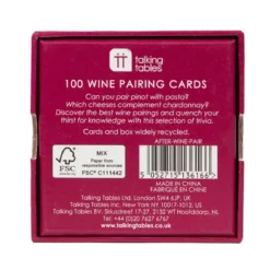Wine Pairings Trivia Game -Perfect Party Store AFTER WINE PAIR 2 1