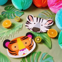 Party Animals Animal Face Plates -Perfect Party Store ANIMAL PLATE FACE 01