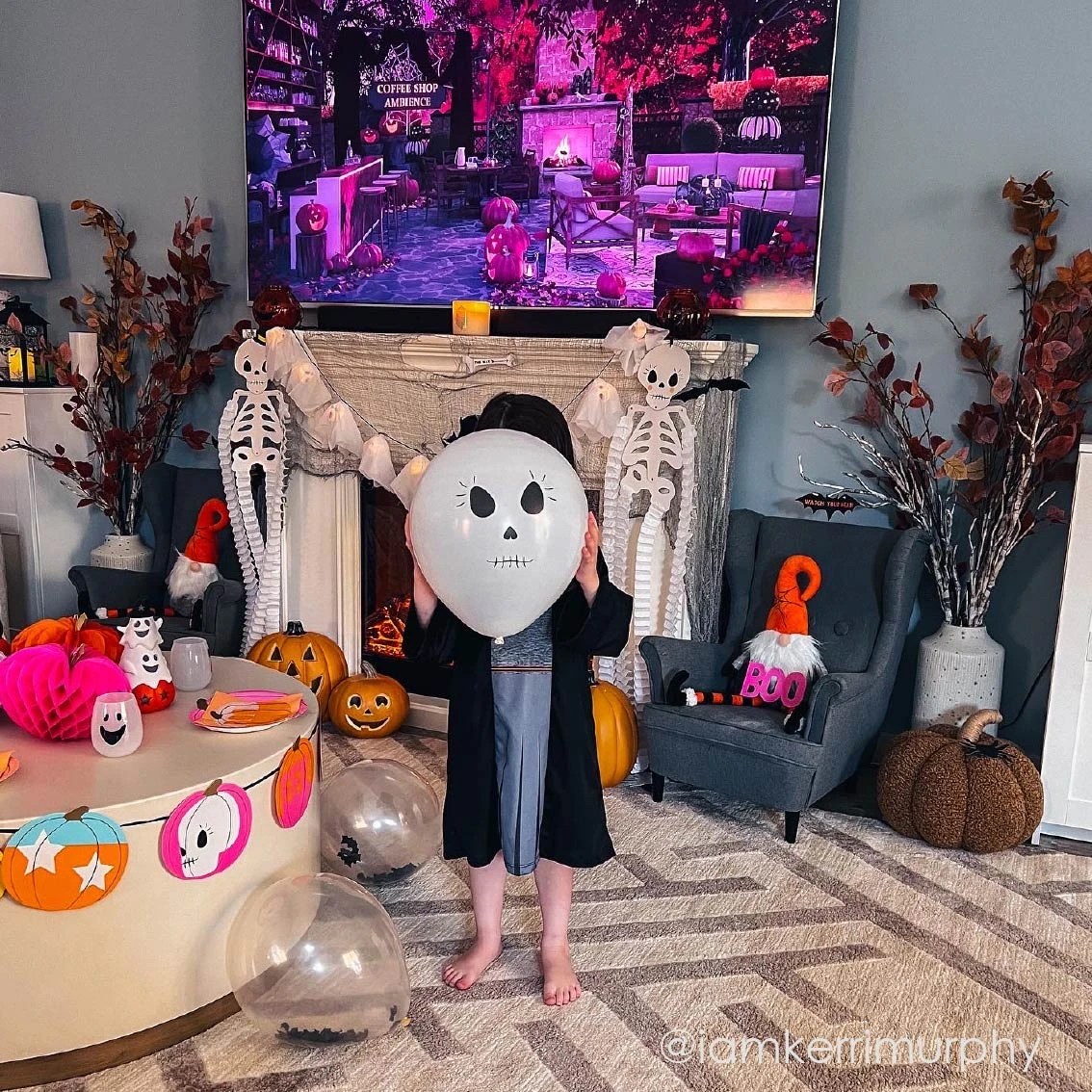 Halloween Skeleton Paper Honeycomb Hanging Decorations - 2 Pack 8 Halloween Skeleton Paper Honeycomb Hanging Decorations - 2 Pack - Image 8