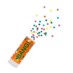 Mini Rainbow Confetti Cannons - 3 Pack -Perfect Party Store BB CANNON 3 1225dc57 55c1 407d 8a50 4e8636696d3f
