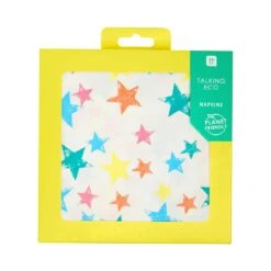 Birthday Brights Rainbow Star Napkins -Perfect Party Store BB STAR ECO NAPKIN