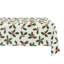 Extra Large Luxury Paper Holly Table Cover -Perfect Party Store BC HOLLY TCOVER 3 1