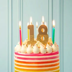 We Heart Birthdays Gold Glitter Number Candle 1 -Perfect Party Store BDAY CANDLE GLD 01 0b476643 948c 4a60 bbf6 2ae51db5f2d0