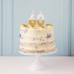 White & Gold Number Candle - 6 7 White & Gold Number Candle - 6 -Perfect Party Store BDAY CANDLE GLDV2 STR08 a7f20ae0 83b7 43e8 8676 b03c87f9f2ae