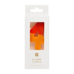 Orange And Red Birthday Number Candle - 4 -Perfect Party Store BDAY CANDLE ORG 4 2 2 35dddacc 9a09 4576 b9ca 1fdfe6d4e041