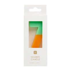 Orange And Sage Green Birthday Number Candle - 7 5 Orange And Sage Green Birthday Number Candle - 7 -Perfect Party Store BDAY CANDLE ORG 7 2 1 4d8a4968 ce5b 4044 ba5d f34c1c12a747