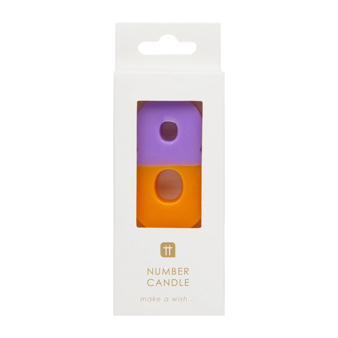 Orange And Purple Birthday Number Candle - 8 7 Orange And Purple Birthday Number Candle - 8 - Image 7