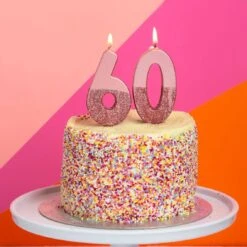 We Heart Birthdays Rose Gold Glitter Number Candle 6 -Perfect Party Store BDAY CANDLE RG 11 b9c864d8 4d7c 492b 932d a6b498413497