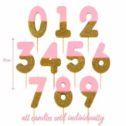 Pink Glitter Candle - 5 11 Pink Glitter Candle - 5 -Perfect Party Store BDAY CANDLE c38fda4c 6188 4ea6 b82d 3c3020f37513