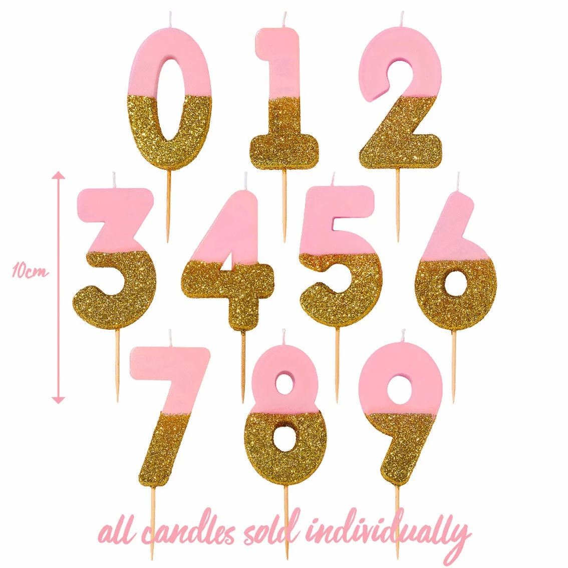 Pink Glitter Candle - 6 4 Pink Glitter Candle - 6 - Image 4