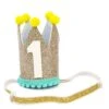 1st Birthday Gold Crown
