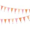 We Heart Birthdays Pink Happy Birthday Fabric Bunting, 3m