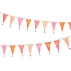 We Heart Birthdays Pink Happy Birthday Fabric Bunting, 3m