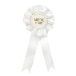 Bride To Be' Pearl Rosette -Perfect Party Store BG ROSETTE BRIDE 3 71952b0d eae2 40ca a795 df49618c81a0