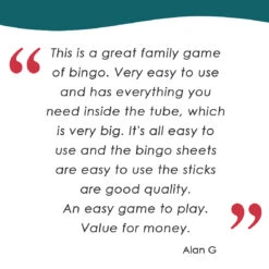 Dipsticks Family Bingo -Perfect Party Store BINGO