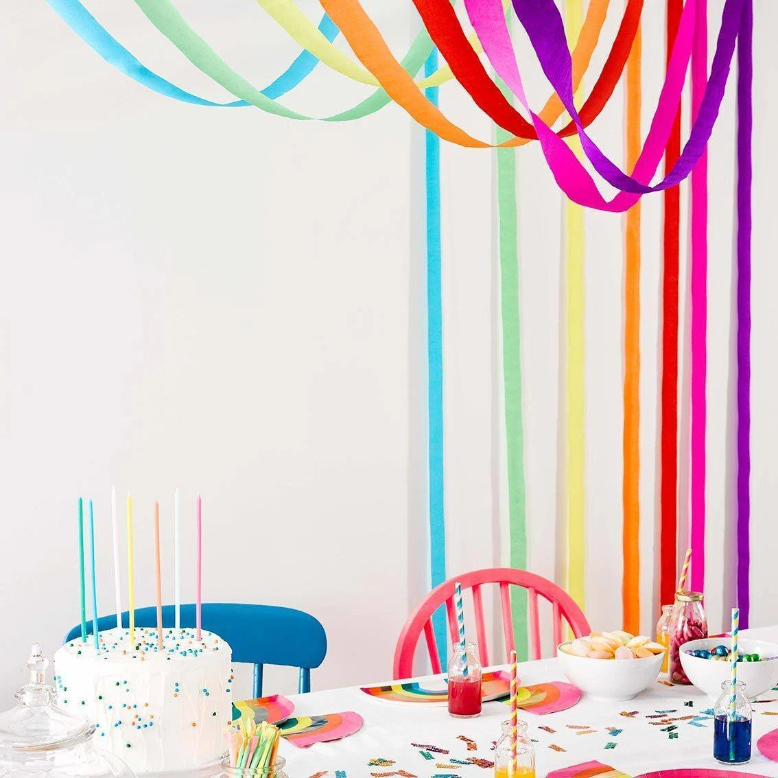 Birthday Brights Rainbow Streamers 1 Birthday Brights Rainbow Streamers