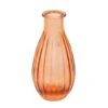 Orange Glass Bud Vase