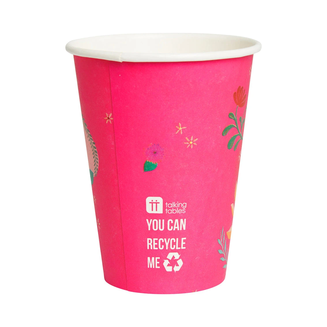 Pink Frida Kahlo Party Cups - 8 Pack 4 Pink Frida Kahlo Party Cups - 8 Pack - Image 4