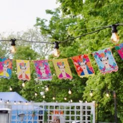 Frida Kahlo Paper Bunting - 3m -Perfect Party Store BOHO GARLAND FRIDA 08