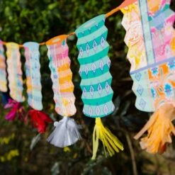 Colourful Tassel Lantern Garland - 3m -Perfect Party Store BOHO GARLAND LANT 08 1ff2ace4 502c 45c2 9c1d e90b55e6df56