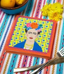 Yellow Frida Kahlo Paper Napkins - 20 Pack -Perfect Party Store BOHO NAPKIN FRIDA 03 1b7e531c f718 474c a846 c638bcf9756e