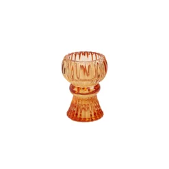 Orange Glass Candle Holder - Small -Perfect Party Store BOHO ORG SMLCNDLHOLD 02 c1d4a744 2317 4936 a550 36f7f72c8fb3