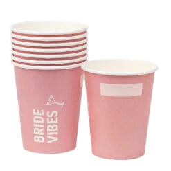 Bridal Pink Paper Cups - 8 Pack -Perfect Party Store BRIDE CUP 3 efc23b4d 00e2 43b3 aad9 21e896b36c1a