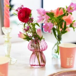 Bridal Pink Paper Cups - 8 Pack -Perfect Party Store BRIDEVIBES02 1