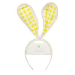 Yellow Gingham Bunny Ears Headband -Perfect Party Store BUNNY BUNNYEARS YEL 1 6cd4f16f fe99 47ab 9fdc cbab7b1eb110