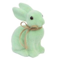 Sage Green Grass Bunny Table Decoration