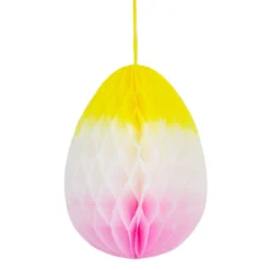 Large Pastel Ombre Honeycomb Egg - 40cm -Perfect Party Store BUNNY OMB EGG L 1