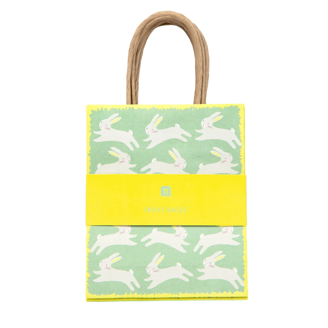 Green Bunny Treat Bag - 8 Pack 1 Green Bunny Treat Bag - 8 Pack