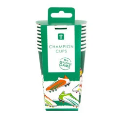 Recyclable Football Cups - 8 Pack -Perfect Party Store CHAMP V2 CUP 64d97acd 3ba0 4aae 9d78 303ee0e426bb