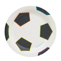 Recyclable Football Plates - 12 Pack -Perfect Party Store CHAMP V2 PLATE SML 1 79469ce6 1d61 486e 8734 12805288b4b9