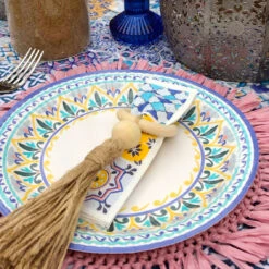 Pink Raffia Placemats - 2 Pack -Perfect Party Store CLARE S SOUK TABLE 03 66e11cc3 6772 4968 b4f7 13867313d09a