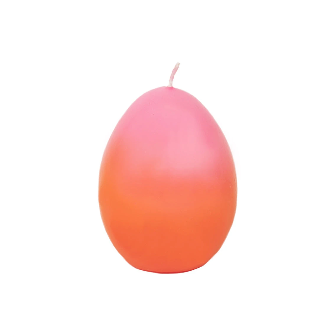 Pink & Orange Ombre Egg Shaped Candle 3 Pink & Orange Ombre Egg Shaped Candle - Image 3