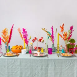 Yellow Glass Candlestick Holder -Perfect Party Store EASTER 02copy 7d50ec3c f6f5 43cf bd94 a41e8978073c