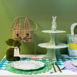 Lilac & Green Paper Raffia Placemats - 2 Pack -Perfect Party Store EASTER LIFESTYLE 172a4de3 2564 4e6d a6ea 956514e2d5f7