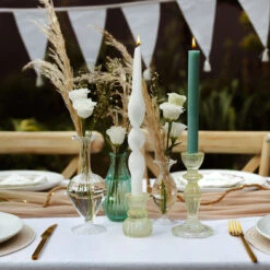 Green Glass Bud Vase -Perfect Party Store ELEGANT WEDDING 07 d97c8064 352b 4a27 bfe5 6978376508b0