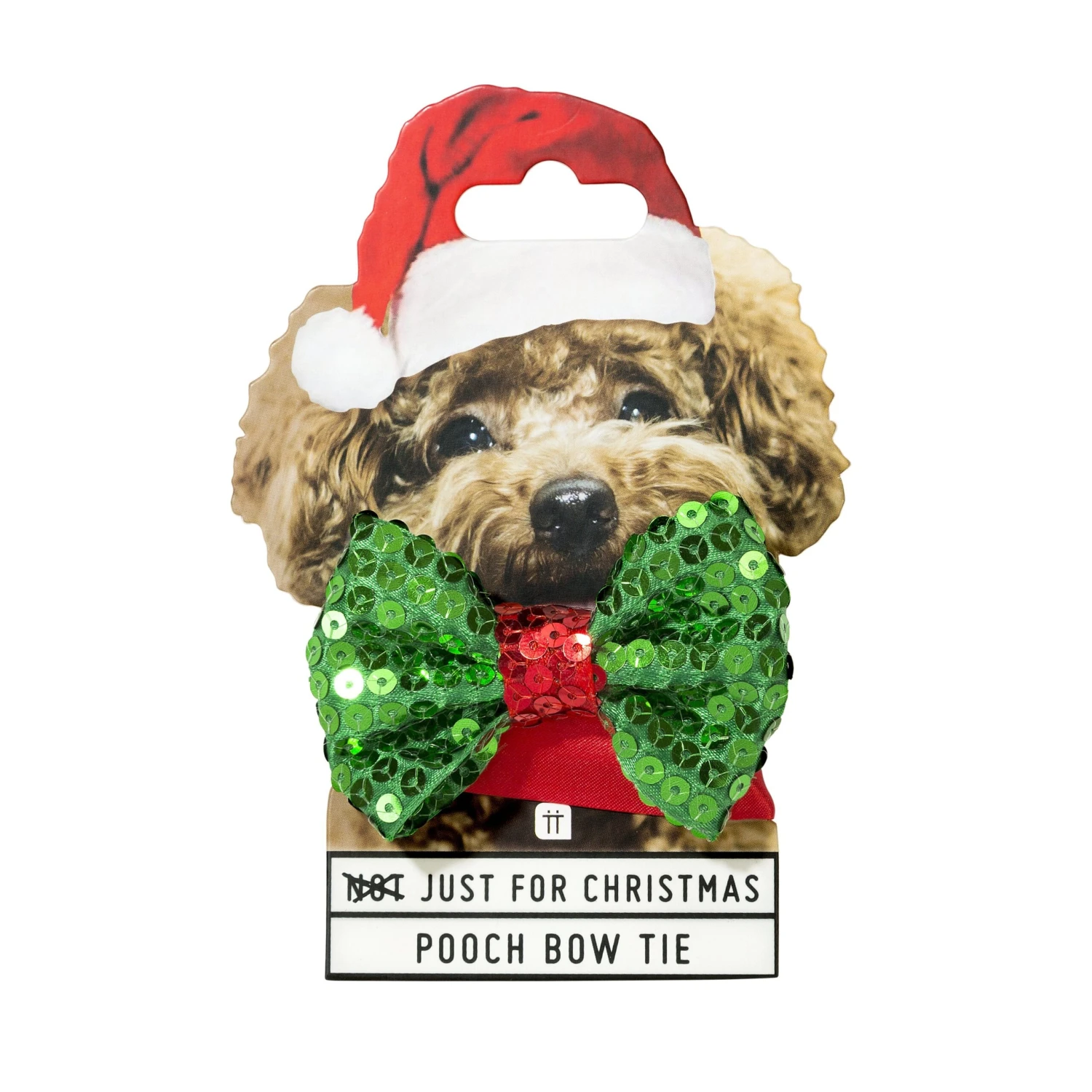 Sequinned Christmas Dog Bow Tie 1 Sequinned Christmas Dog Bow Tie