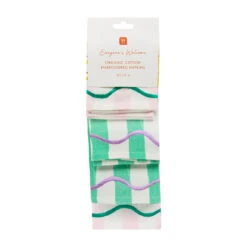 Pink & Green Striped Cotton Napkins - 4 Pack -Perfect Party Store EVERY CTN NAPKIN 1 63913236 bbb2 471d 86f4 62a74a1b1d81