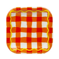 Colourful Gingham Square Paper Plates - 12 Pack -Perfect Party Store EVERY PLATE MIX 3 22f4abac 34a6 4090 b0e6 7b30cea36b28