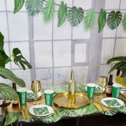 Tropical Fiesta Palm Leaf Cocktail Napkins 9 Tropical Fiesta Palm Leaf Cocktail Napkins -Perfect Party Store FIESTA PALM 04 WEB 9ec82148 9883 492a 9be5 97244384006f