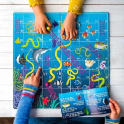 Fish Snakes And Ladders Board Game -Perfect Party Store FISH SNAKE LADDER 02 8daf3209 d1a4 4c5a 913e 384c1b7608b1