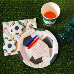 Recyclable Football Napkins - 20 Pack -Perfect Party Store FOOTBALL BISCUITS 05