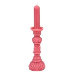 Pink Candlestick Shaped Candle