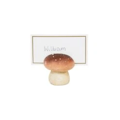 Woodland Mushroom Place Card Holders -4 Pack 10 Woodland Mushroom Place Card Holders -4 Pack -Perfect Party Store FOREST MUSH PCARD 3 1