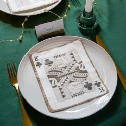 Playing Cards Napkins - 20 Pack -Perfect Party Store GOLD CHRISTMAS 08 368d16f6 1d30 46c8 9f8f 917d535c482d