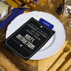 Host Your Own Murder Mystery On The Train -Perfect Party Store HOST MYSTERY TRAIN 10
