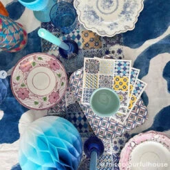 Moroccan Souk Blue Paper Napkins - 20 Pack -Perfect Party Store IG WEB POST 02